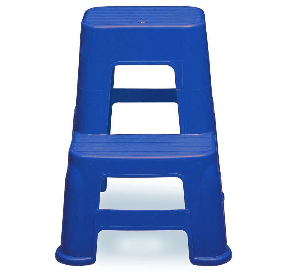 Nilkamal STL21 Home Utility Ladder Stool - Blue