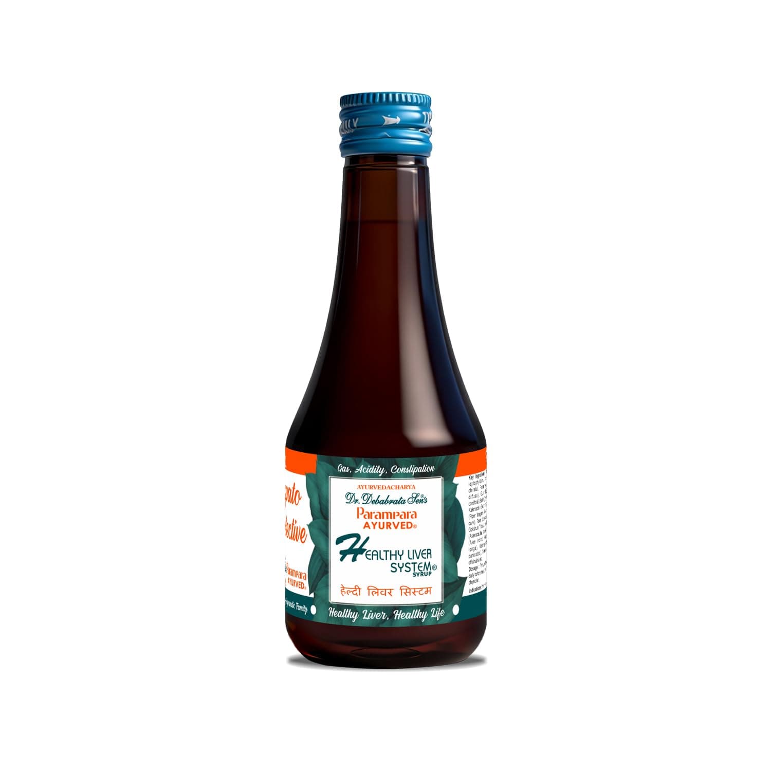 Parampara Ayurved Healthy Liver System | with Jamani, Chirata, Punarnava | Herbal Liver Tonic Supplement 200 ml