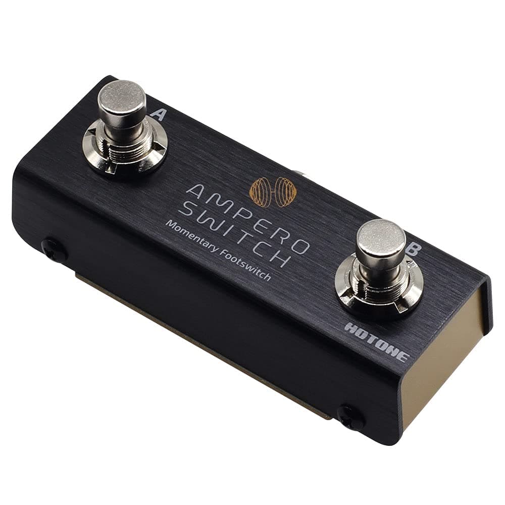 Hotone Ampero FS-1 Switch 2-Way Momentary Dual Footswitch Foot Controller 1/4-Inch Pedal Switcher