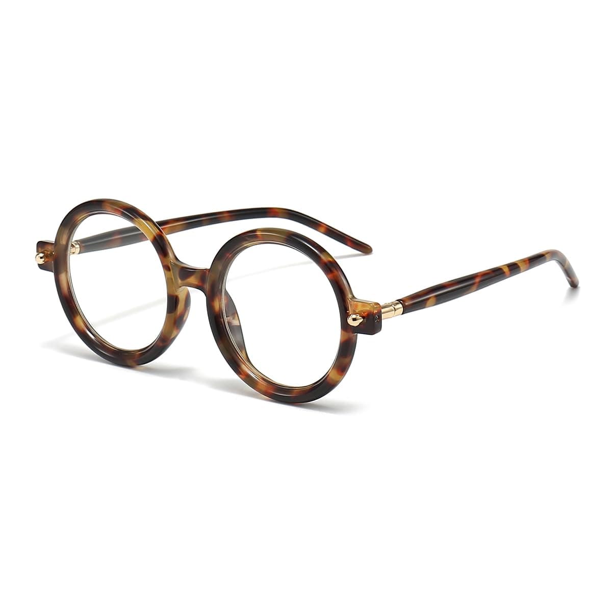 JOVAKIT Retro Round Blue Light Glasses for Women Men Fashion 90s Round Frame Glasses Style Computer Eyeglasses