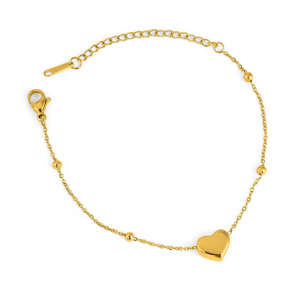 PALMONAS Hearts Charm Bracelet for Women - Gift for Girls & Women | Waterproof & Anti-Tarnish Bracelet