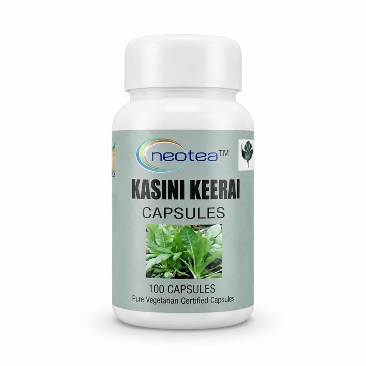 Neotea Kasini Keerai Capsules 500Mg - 100 Capsules