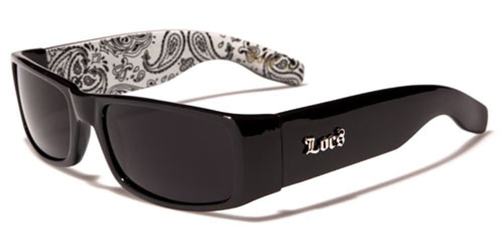 Locs Rectangular Men's Sunglasses (4331263438|Black)