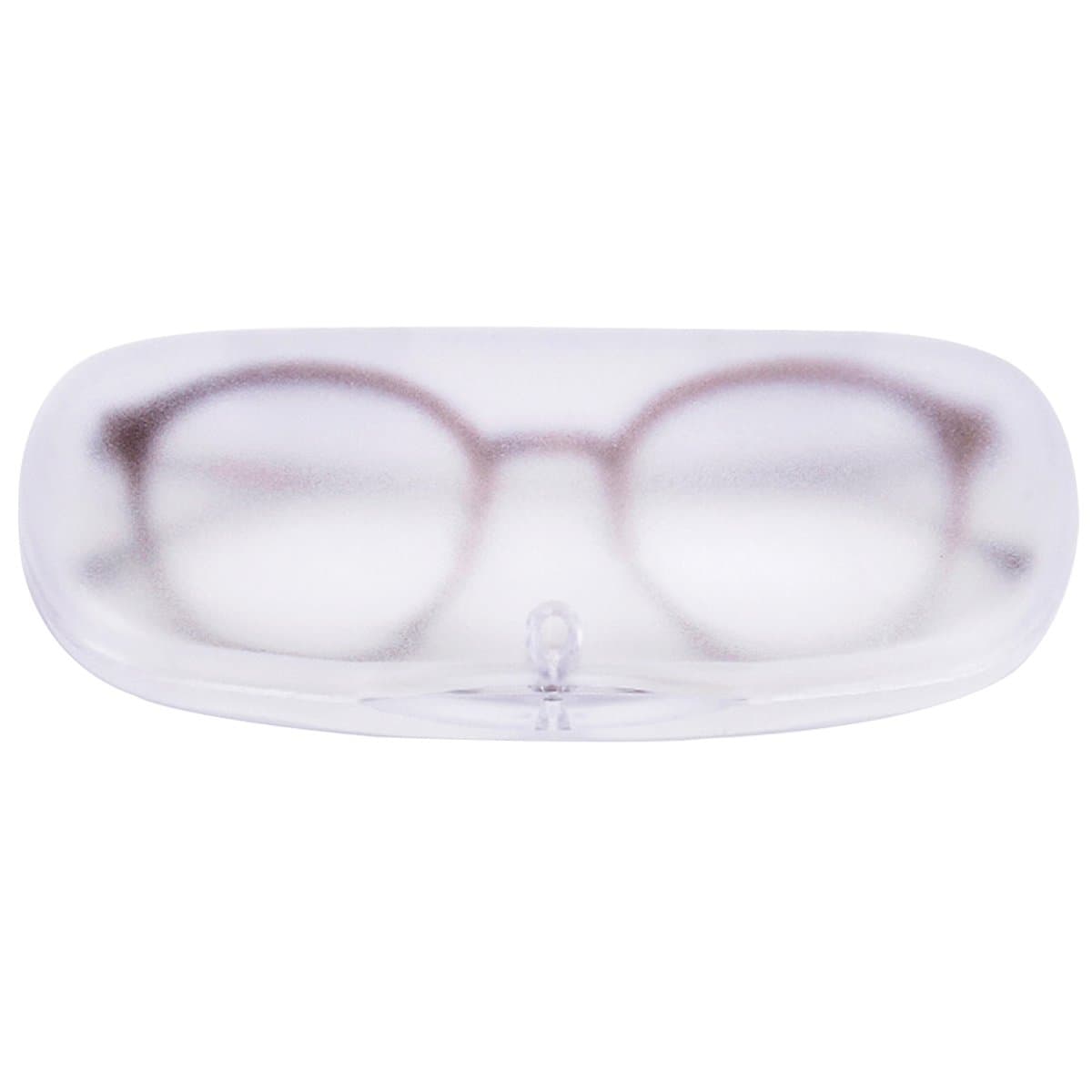 EZESO Magnet Buckle Frosted Translucent Nearsighted Eyeglasses Case