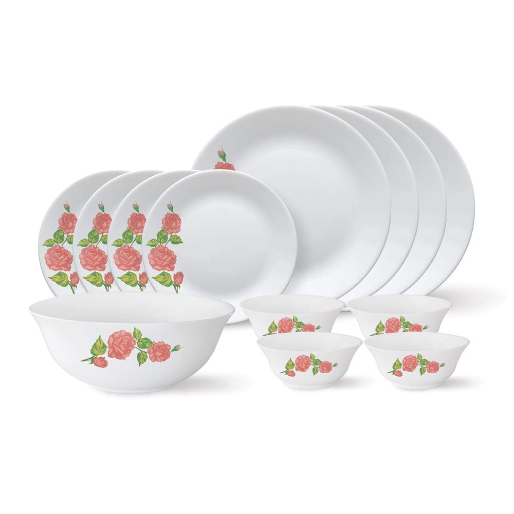 Larah by BOROSIL Opalware Dinner Set