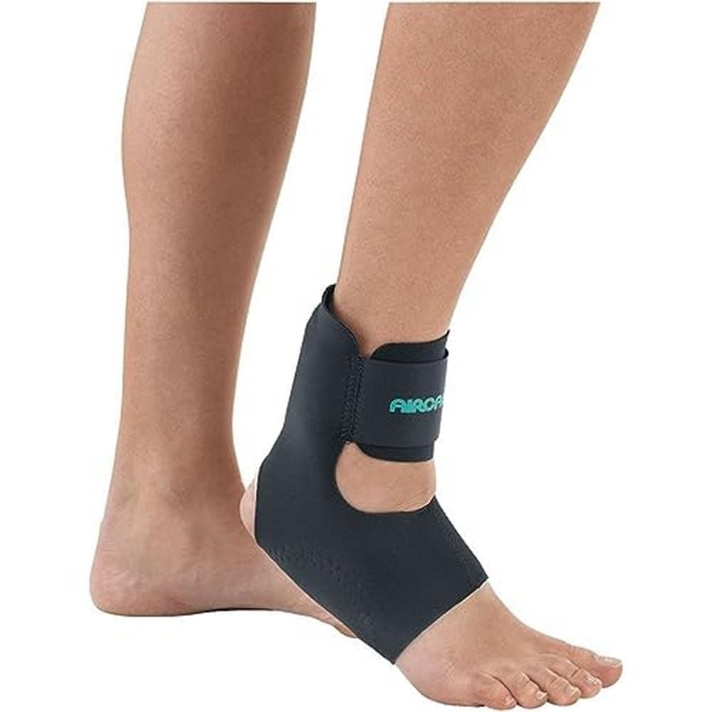 Aircast AirHeel Ankle Support Brace with and without Stabilizers Large (Women's 13+ / Men's 11.5+)