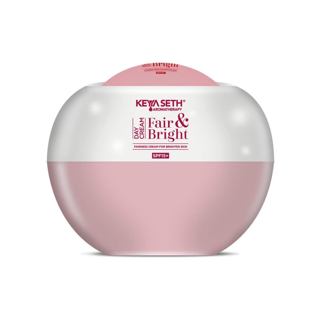 KEYA SETH AROMATHERAPY Fair & Bright Day Cream Skin Whitening Brightening Nourishing natural & Anti Spot Fairness Moisturizer SPF 15 Enriched with Pure Essential Oil.