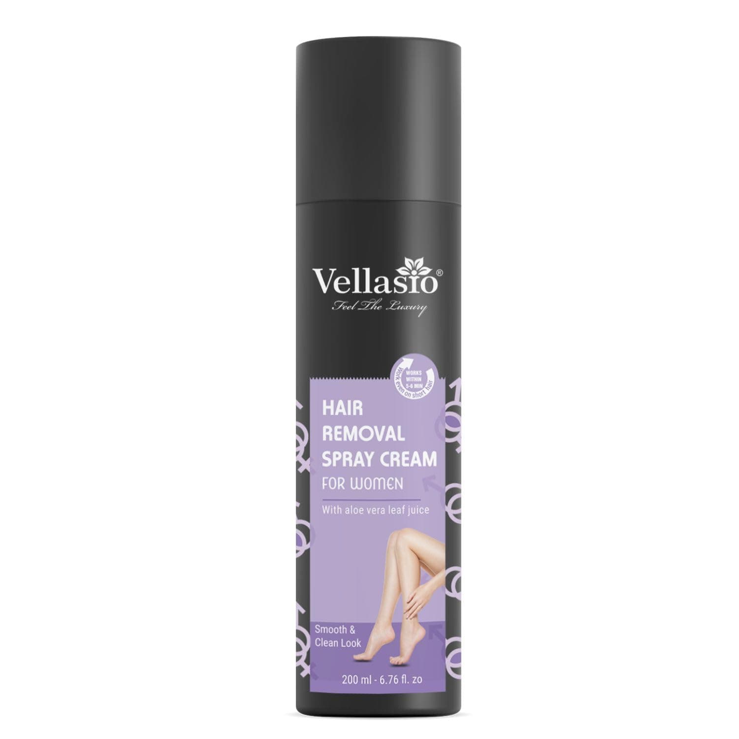 VELLASIO Hair Removal Cream Spray For Women Painless Hair Removal Spray For Women - 200 G