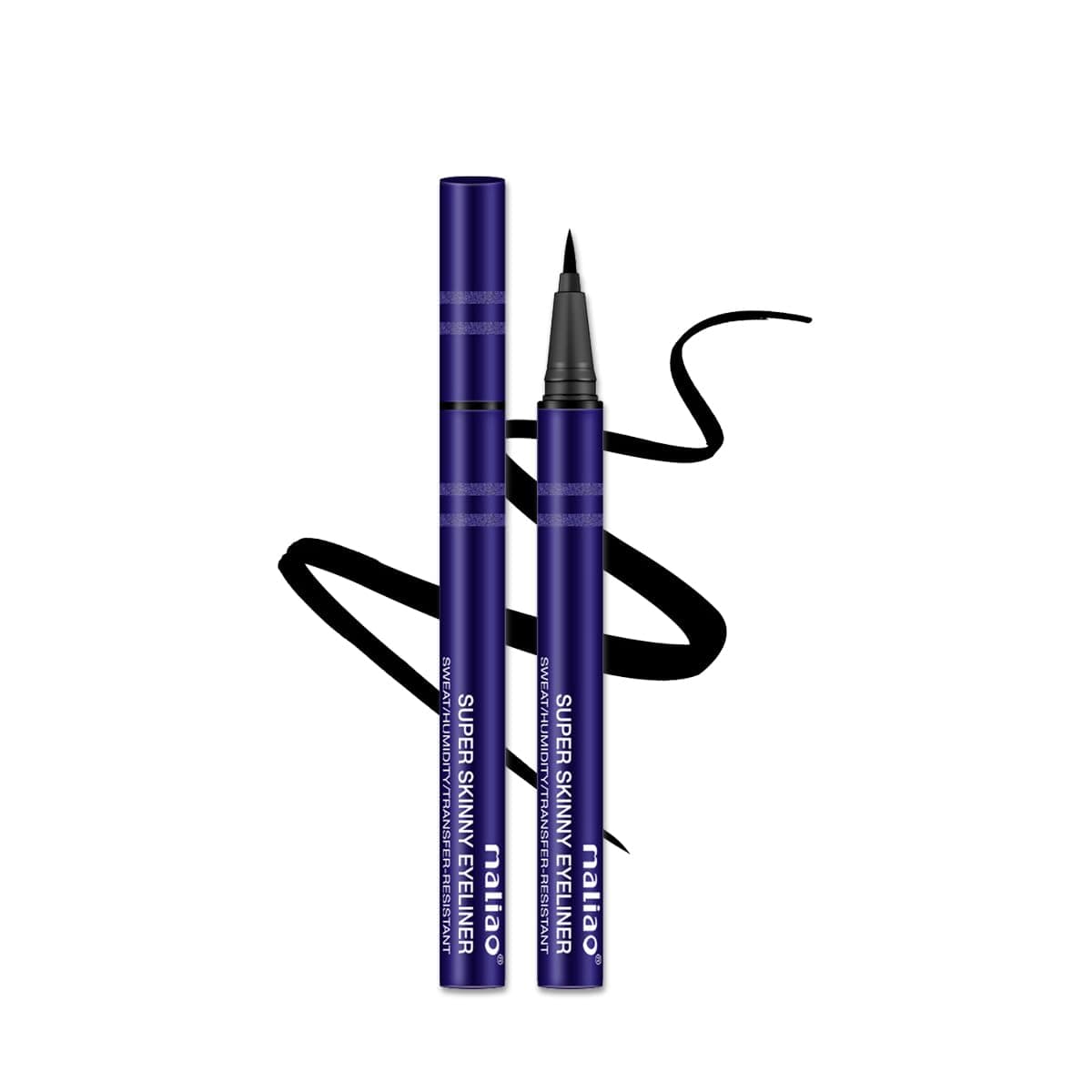 Maliao Super Skinny Eyeliner | Sweat & Humidity-Resistant | Transfer-Proof Formula | Long-Lasting Precision | 1.5ml