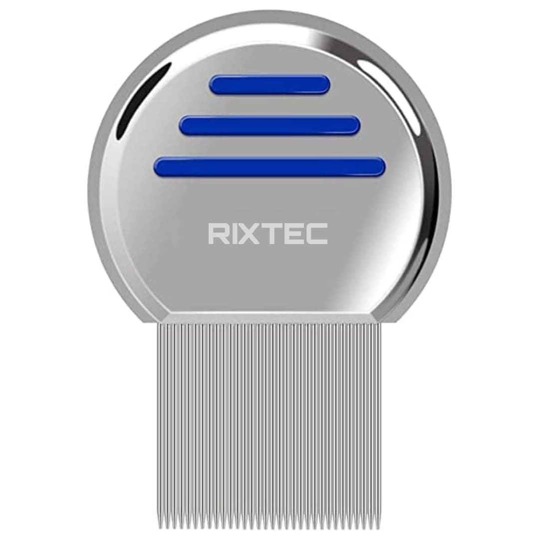 RIXTEC Lice Comb For Women And Kids Stainless Steel Lice Terminator Fine Egg Nit Lice Egg Removal Comb For Women and men (multi color)(R)
