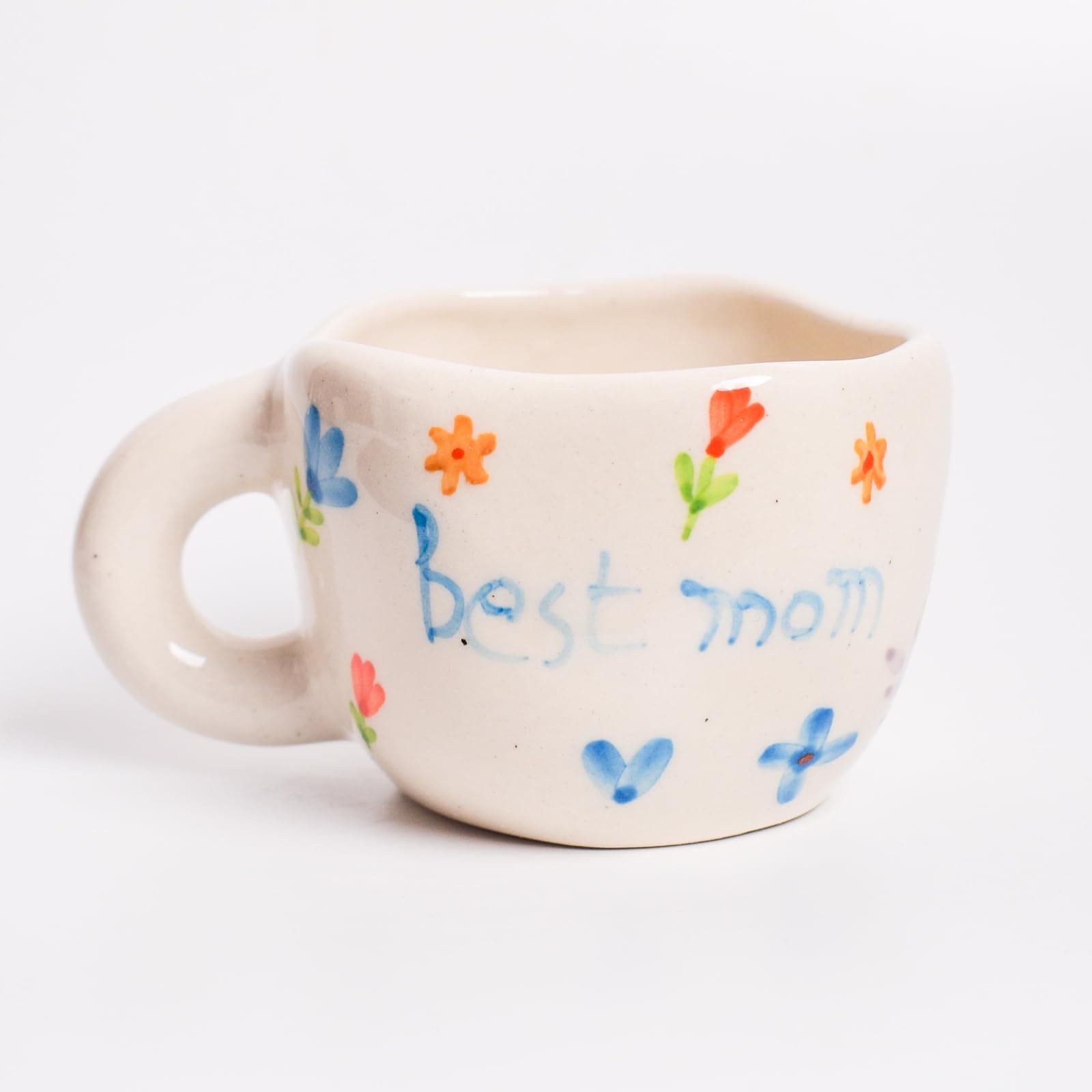 Handmade Ceramic Handmade Cute Ceramic Mug - Happy You Exist mom | Gift to Best Friend Coffee | Tea | Milk | Green Tea | Cold Coffee Mugs
