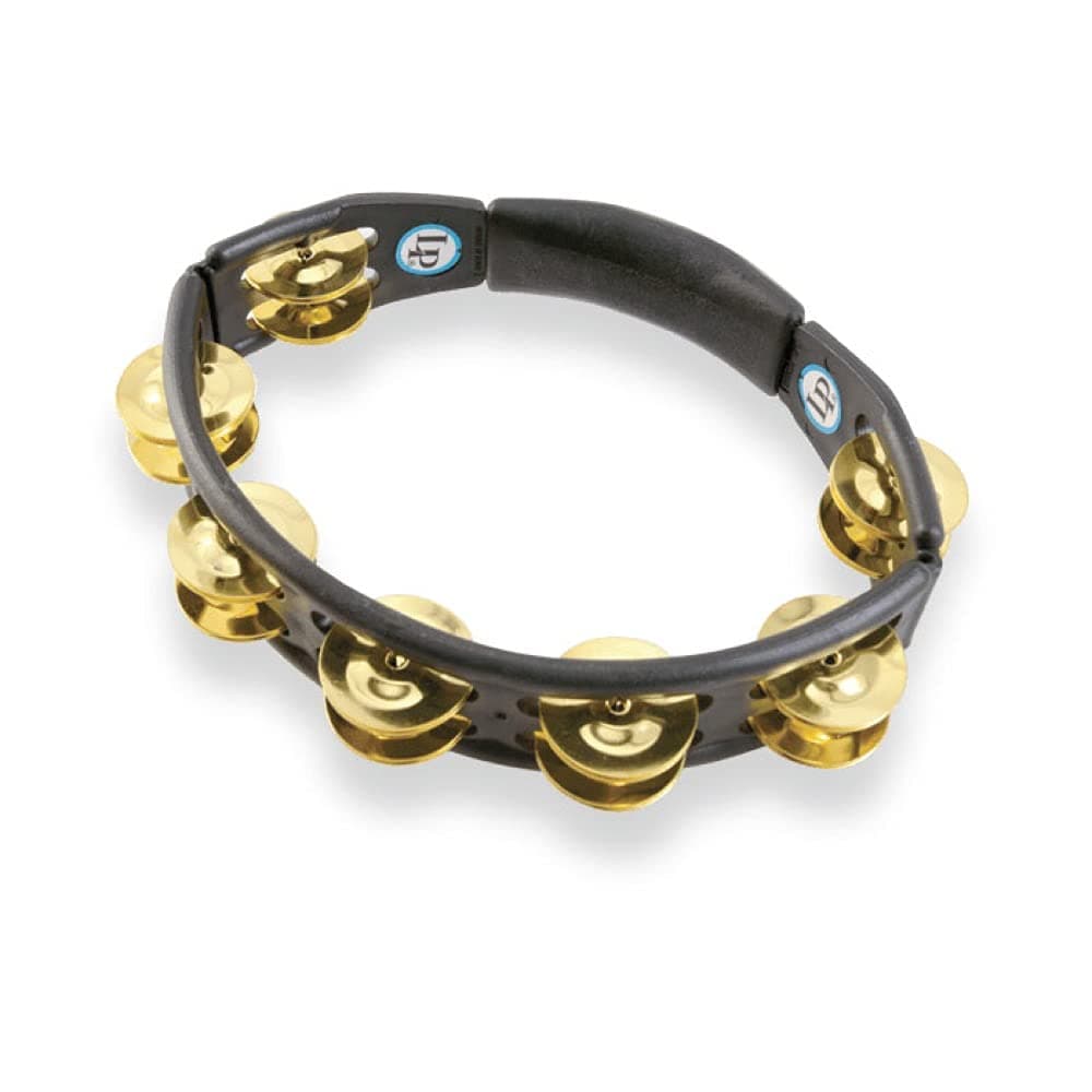 LP170 Cyclops, Brass Jingles, Black, Hand Held Tambourine