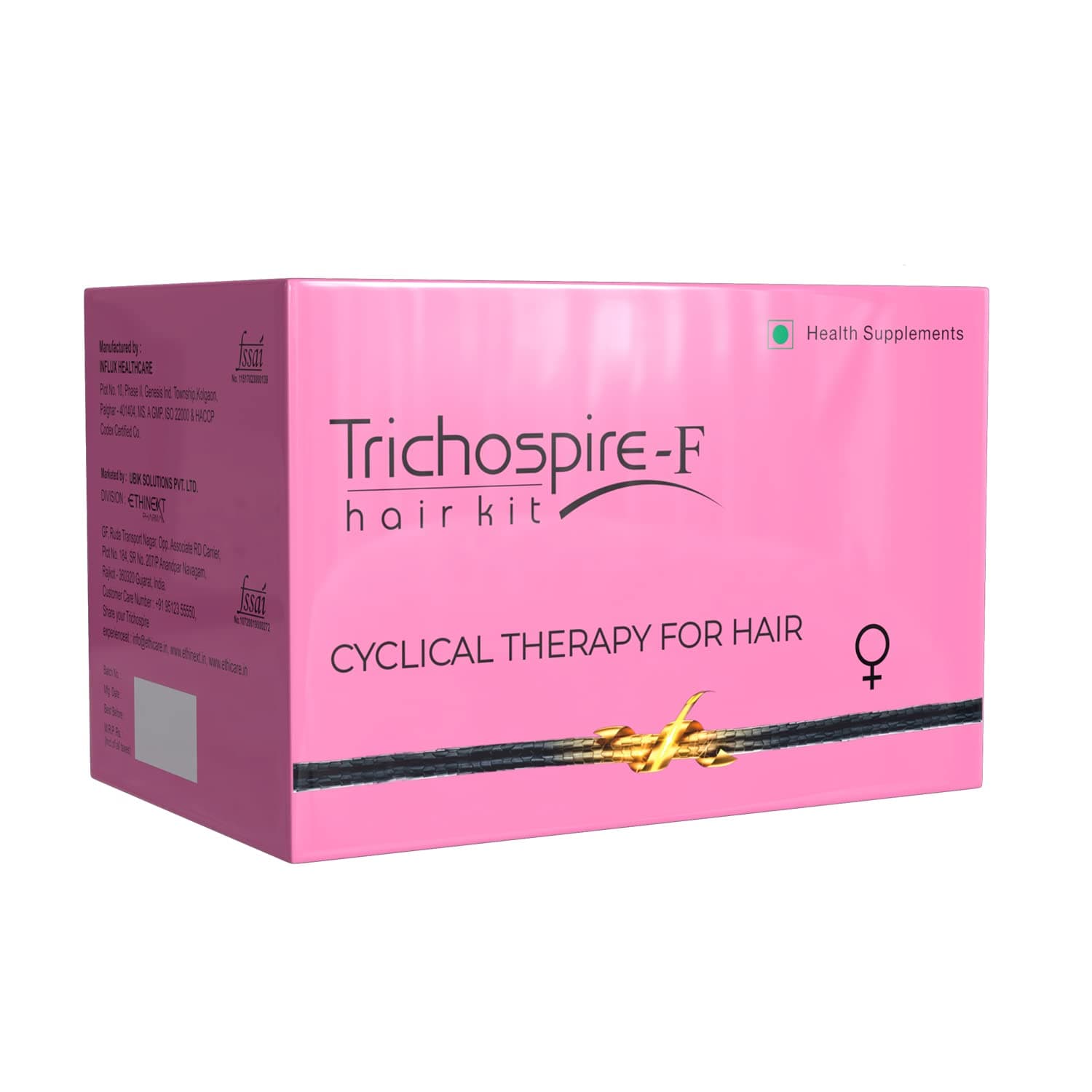 Ethiglo Trichospire F Hair Kit, 200 Grams