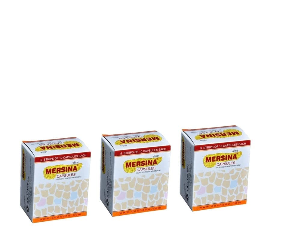 J & J DeChane - Mersina 5 X 10 Capsules - Pack of 3