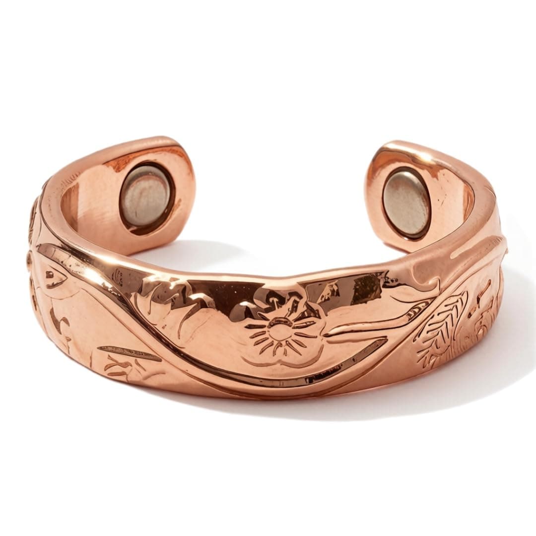 LONGRN- Copper Ring adjustable size for Women, 1 Count (Pack of 1), Copper, No Gemstone