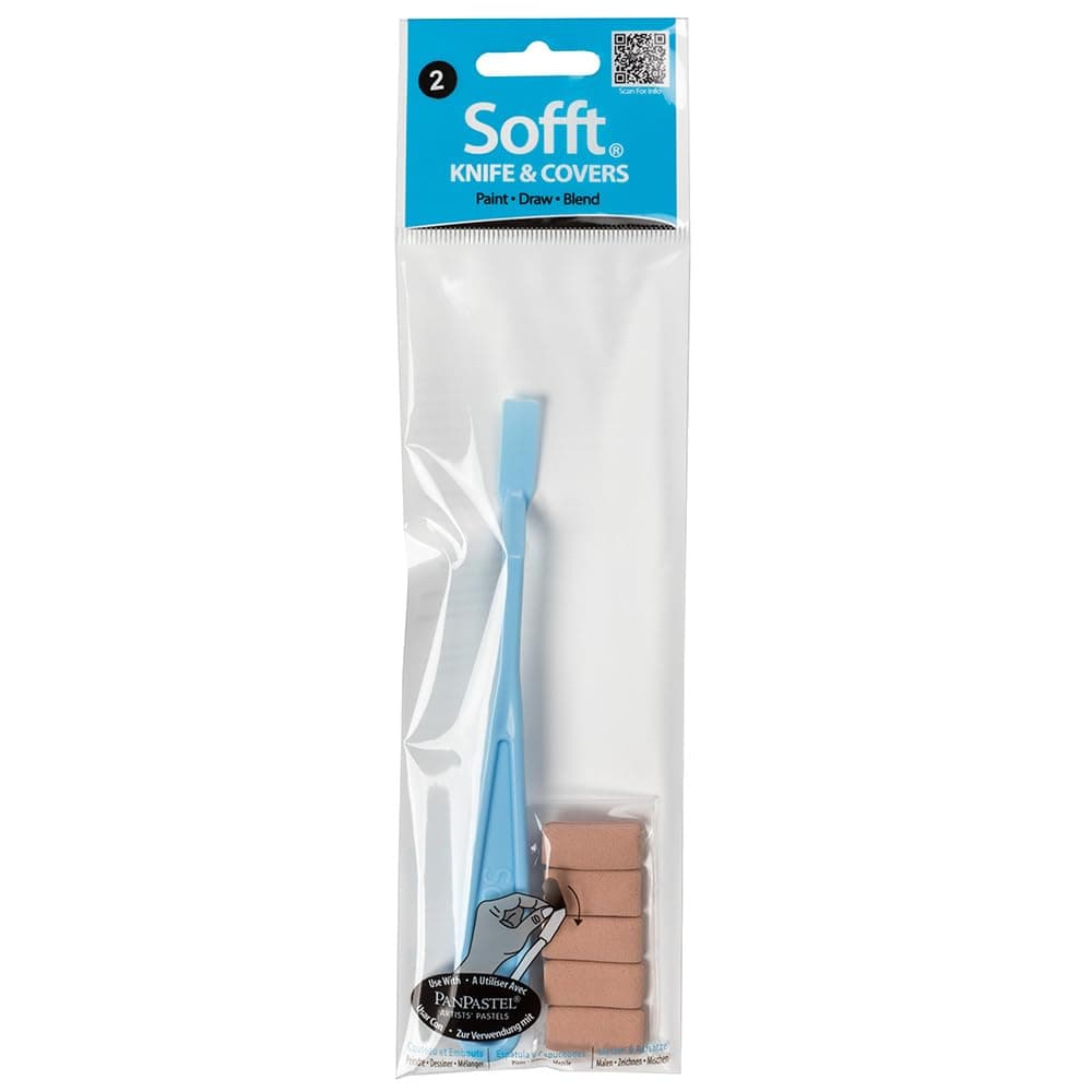 Colorfin PP65002 Sofft Knife with 5 Covers, Flat, No.2