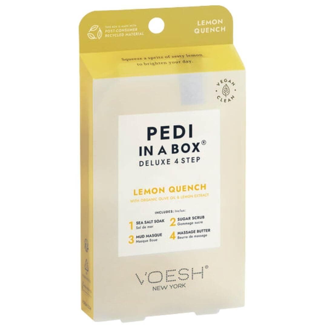 Voesh Pedicure in a Box Deluxe 4 Step - Lemon Quench.