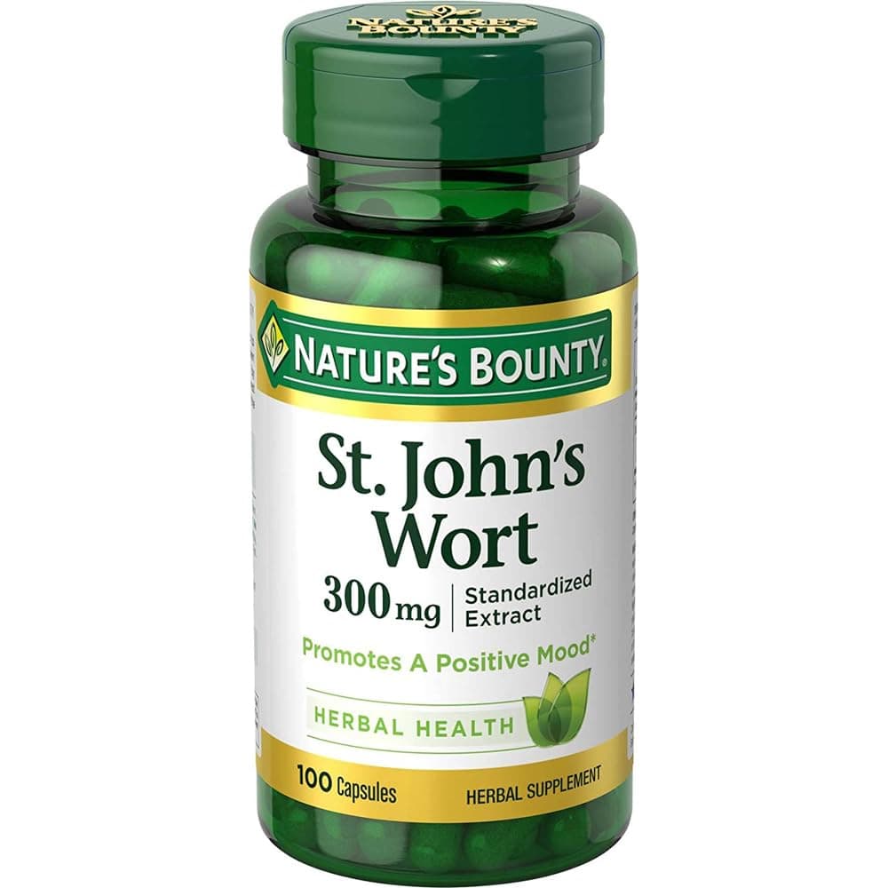 Nature's Bounty, St. John's Wort Standardized Extract 300 mg Capsules, 100 ct