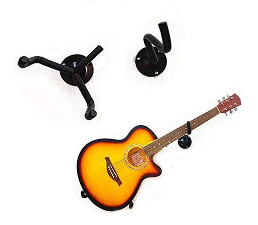 Wall Mount Guitar Hanger Stand use on electric guitar,acoustic guitar,violin, 26" ukulele, guitar hook