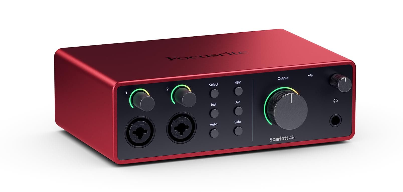 Focusrite Scarlett 4i4 4th gen. USB audio interface for musicians, songwriters, guitarists and content creators.Studio recording, hi-fi and all necessary software