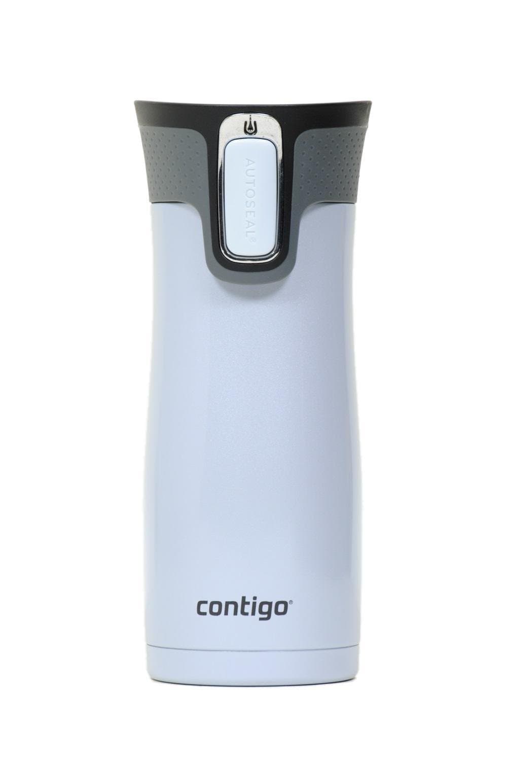 Contigo AUTOSEAL West Loop Vaccuum-Insulated Stainless Steel Travel Mug, 16 oz, Polar White