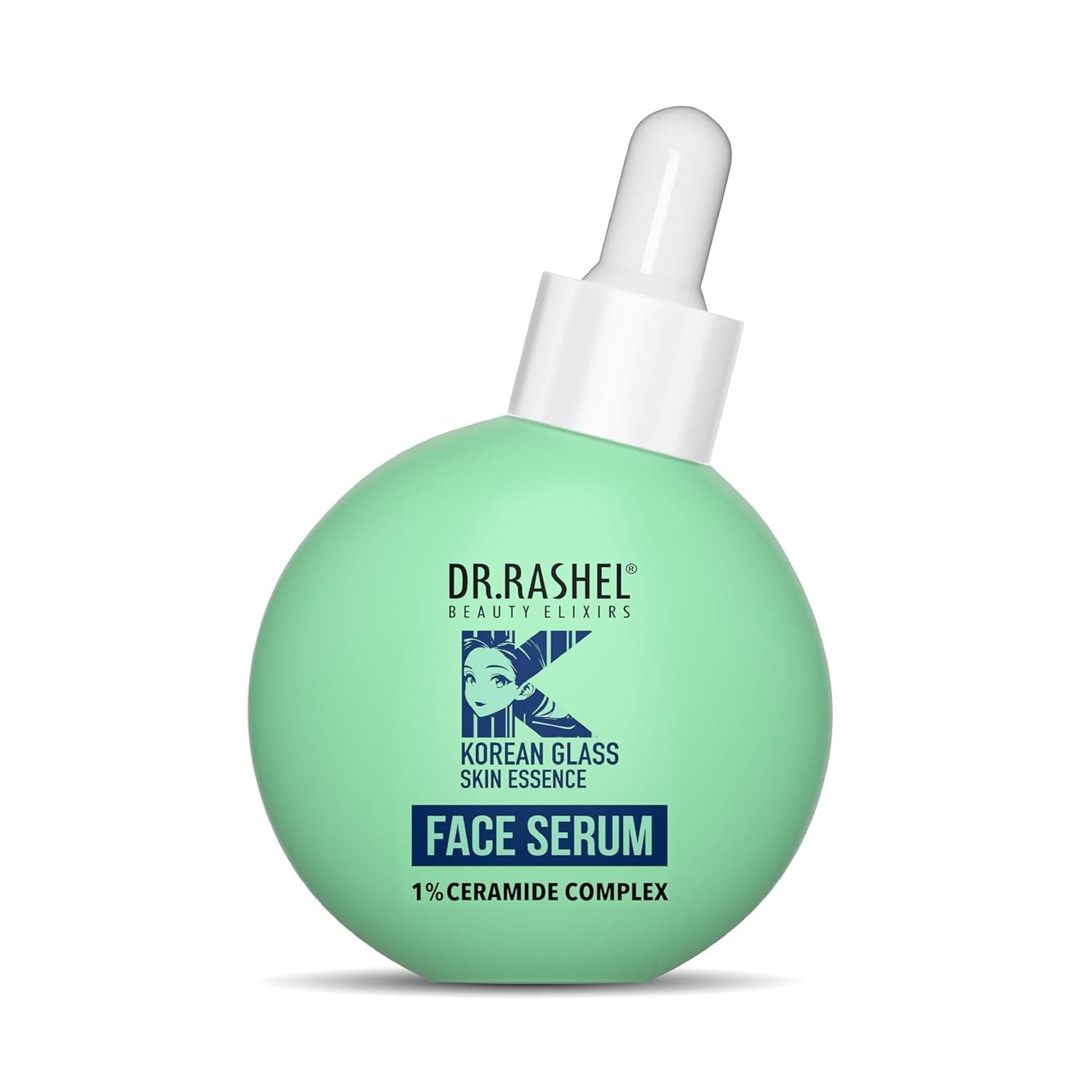 Dr. Rashel Korean Face Serum | Niacinamide & Hyaluronic Acid | 1% Ceramide Complex | Anti-Aging & Glowing Skin | 30ml