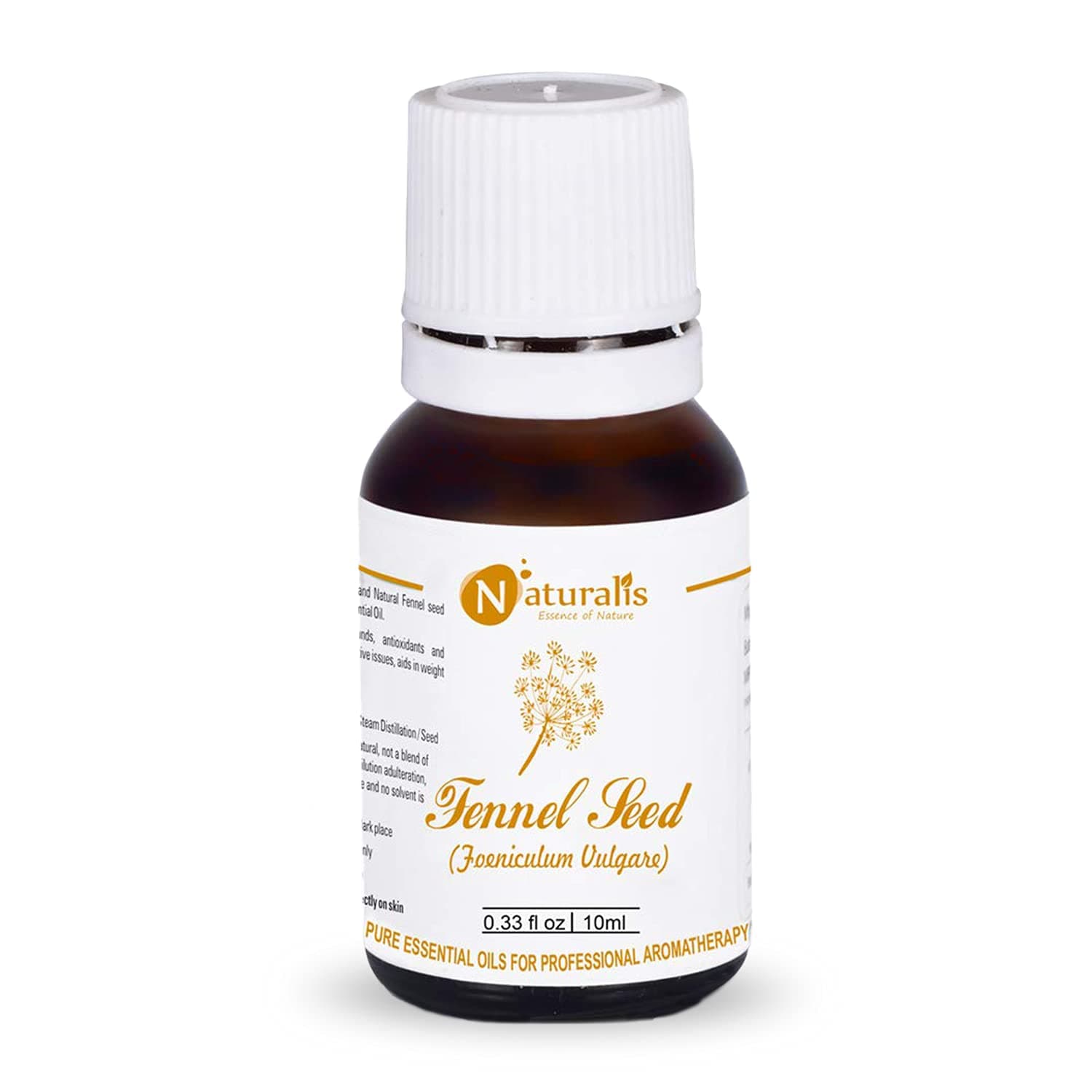 Naturalis Essence Of Nature Fennel Seed Essential Oil, Natural & Therapeutic Grade For Skin Care, Anti Aging, Hair Growth - 10Ml