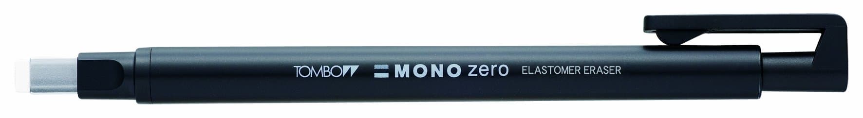Tombow Mono Eraser Set Includes Zero Rectangle Tip Eraser - Black/Eraser Refills (Pack of 2)