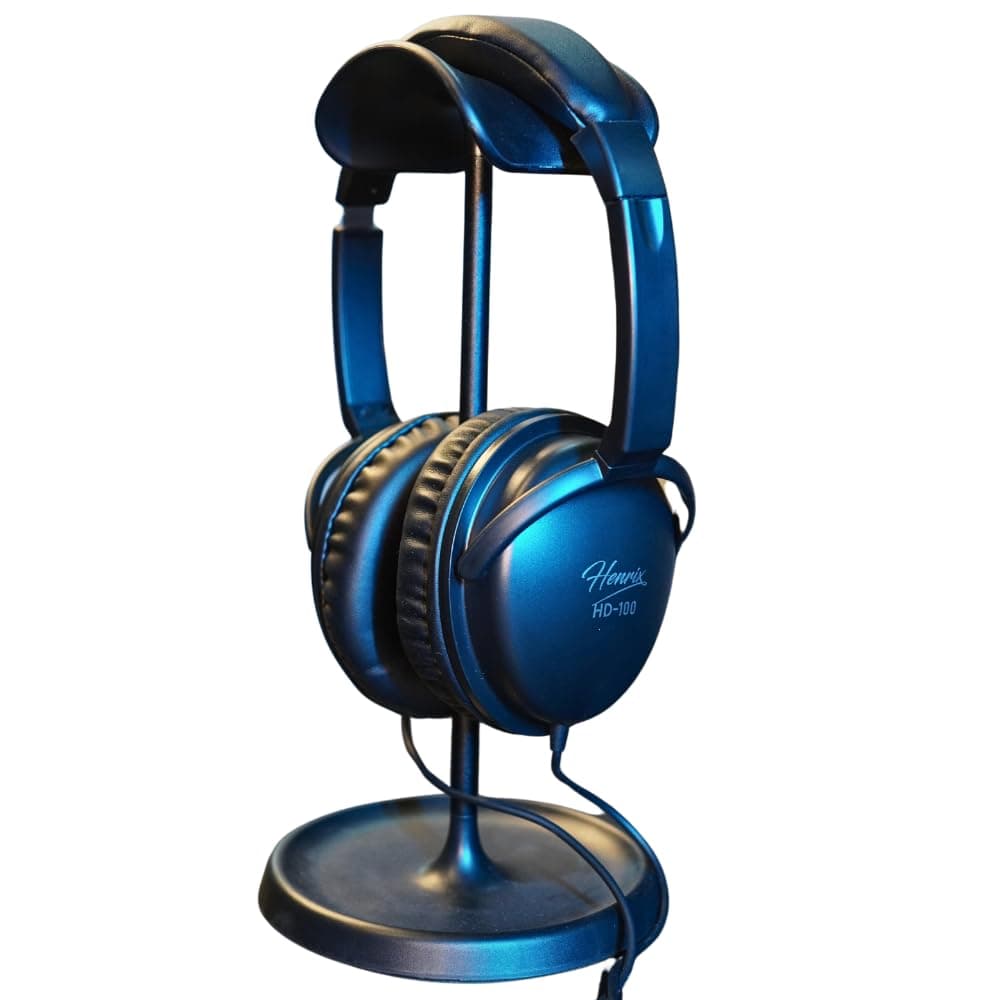 Henrix HD100 Studio Monitoring Headphones - Black