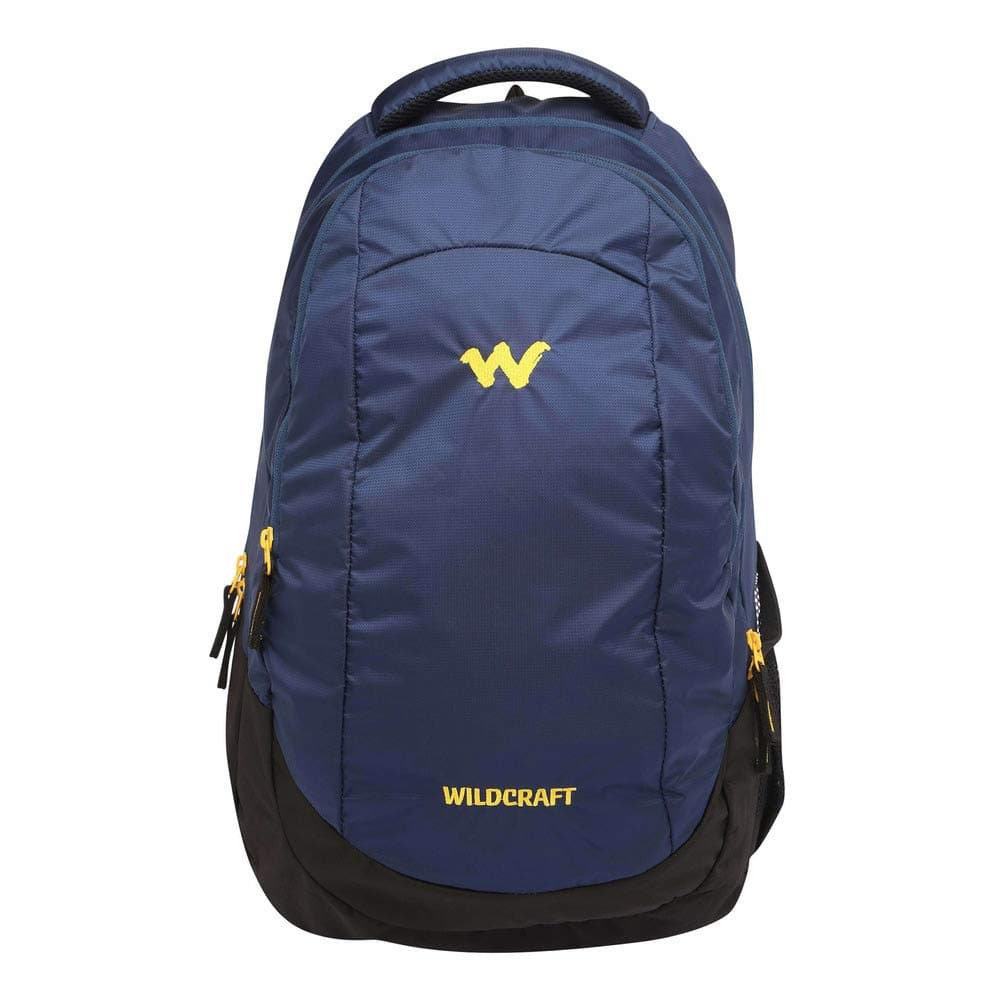 Wildcraft Unisex Zip Closure Backpack (Blue_Free Size), 30 liter