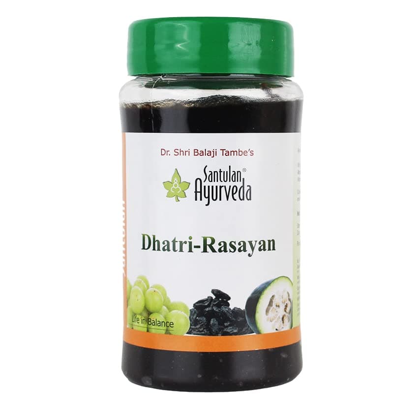 Santulan Ayurveda, Dhatri Rasayan-300GM Each, (Pack Of 1), Rejuvenates Saptadhatus and get Golden Oldie Herbs®, Sukanthi Pills-1gm