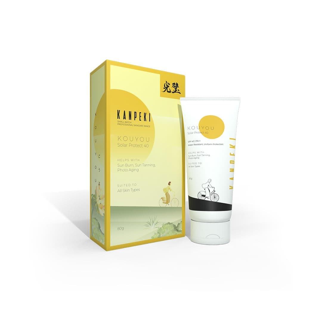 Kanpeki Kouyou Sunscreen Spf 40 For Women&Men|With No White Cast,Water Resistant|Protect From Sun Burn,Sun Tanning&Photo Aging|Broad-Spectrum Uva/Uvb Protection,Suitable For All Skin Type,80G,1 Count