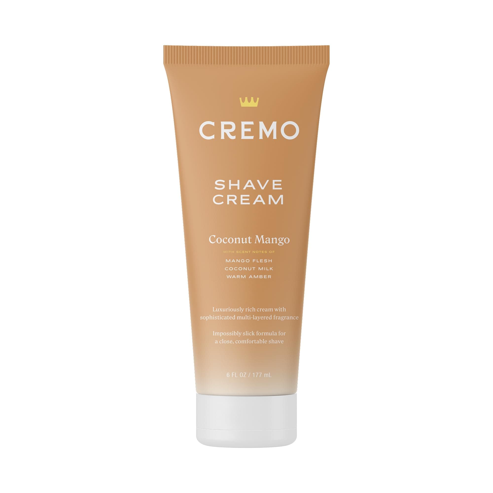 Cremo Moisturizing Shave Cream, Astonishingly Superior Shaving Cream for Women, Coconut Mango, 6 Fluid Ounce