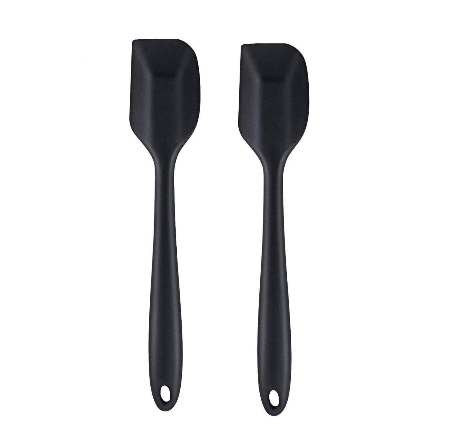 Spatlus Silicone Spatulas,Heat Resistant Non-Stick Flexible Rubber Scrapers Bakeware Tool Essential Cooking Gadget Spatula Big 27cm |Pack of 2 Black