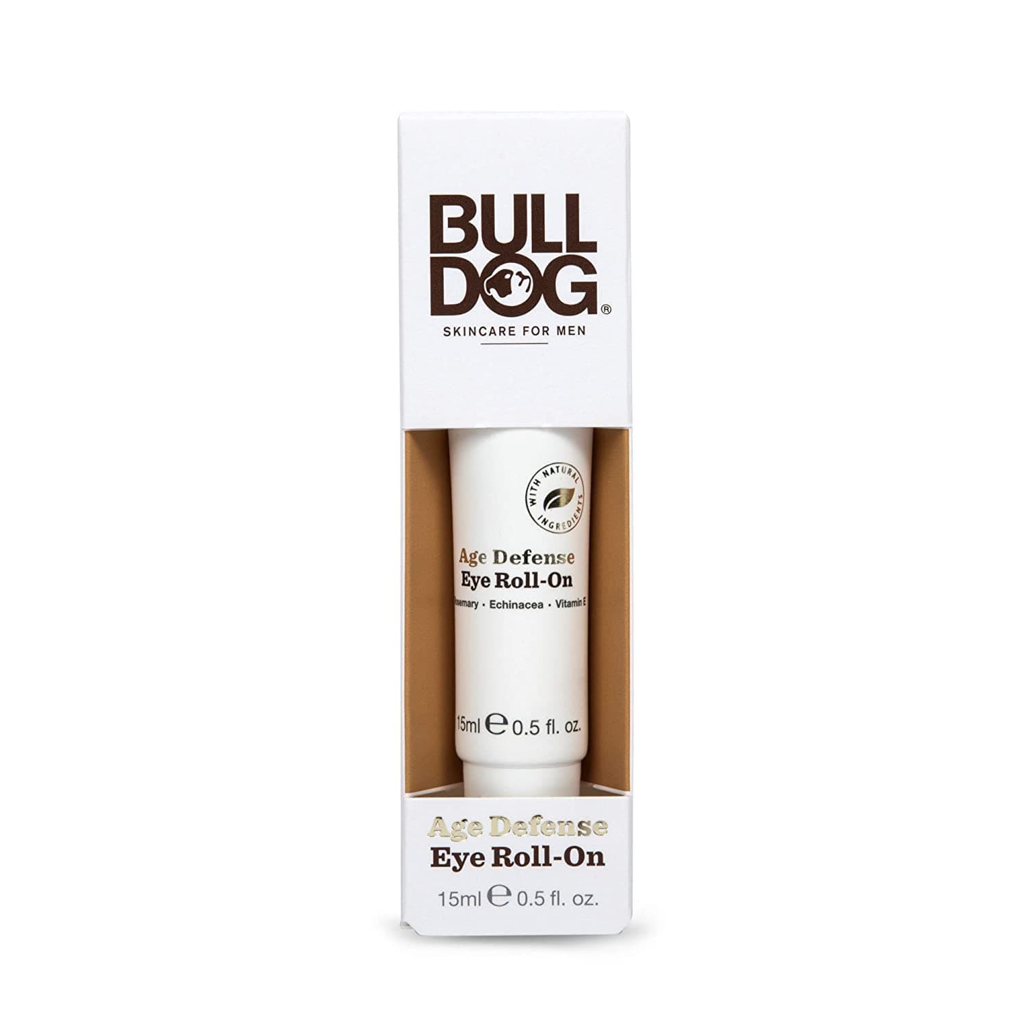 Bulldog Skincare For Men, Age Defence Eye Roll-On, 0.5 fl oz (15 ml)