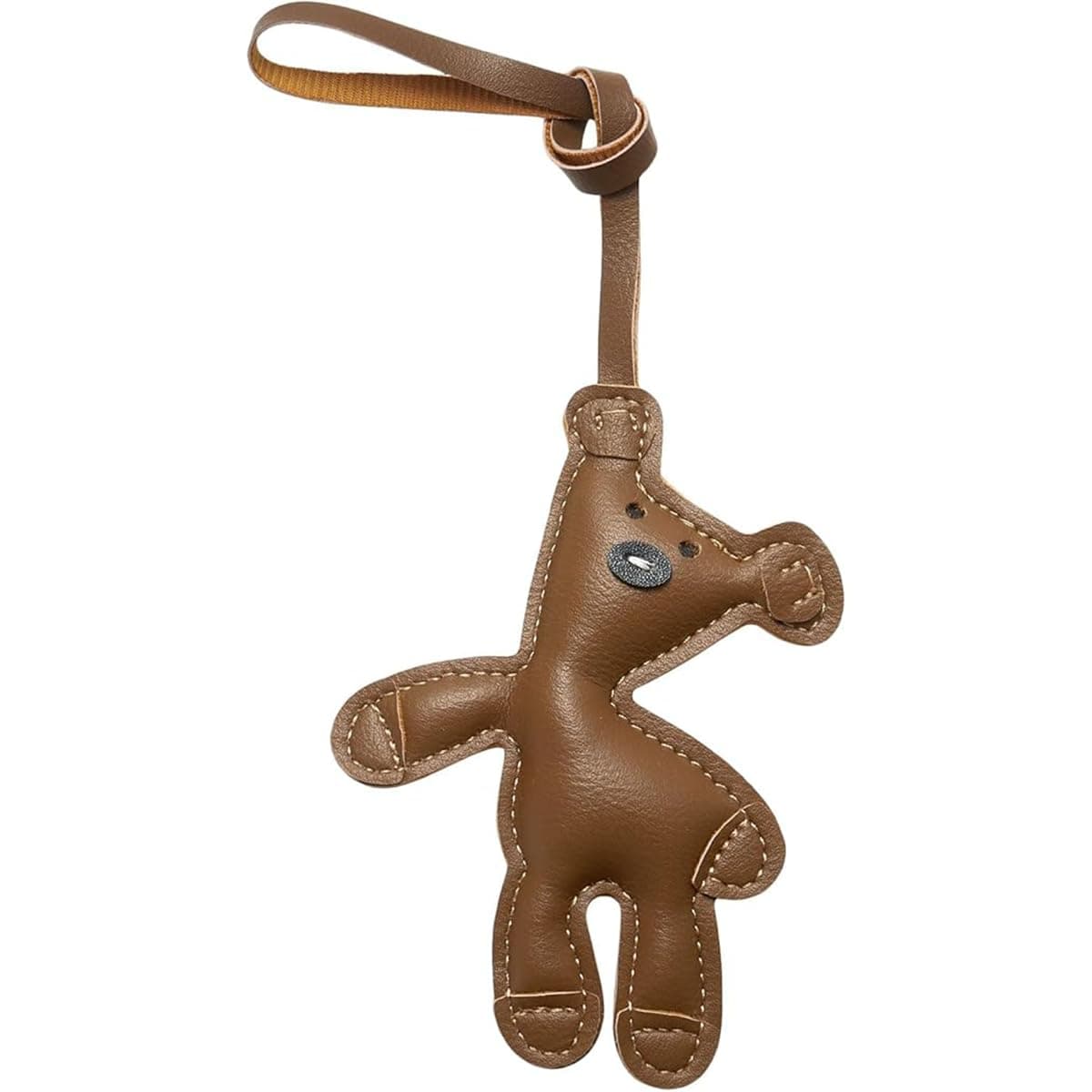 Brown Teddy Bear Bag Charm for Handbags and Car