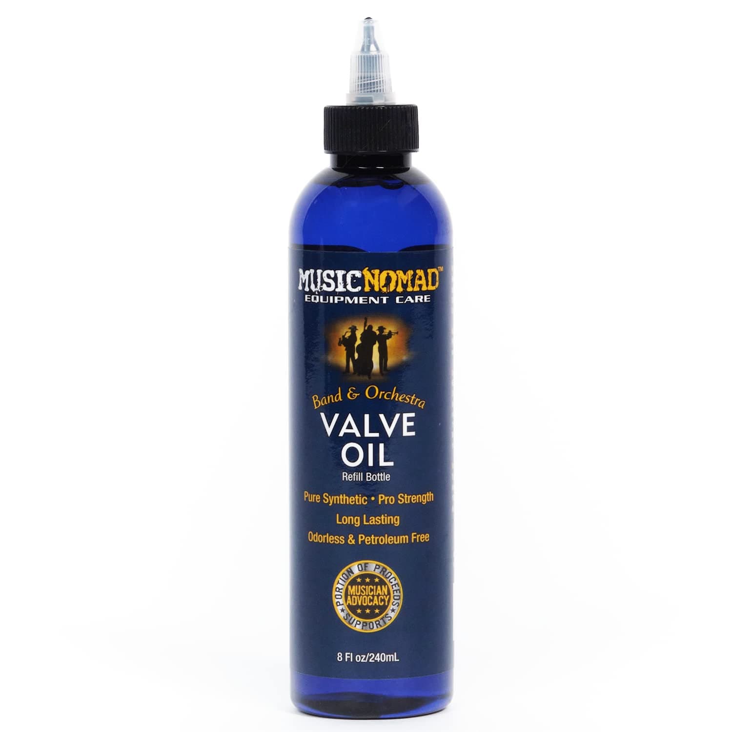Music Nomad MN750 Premium Valve Oil Refill, 8 oz.