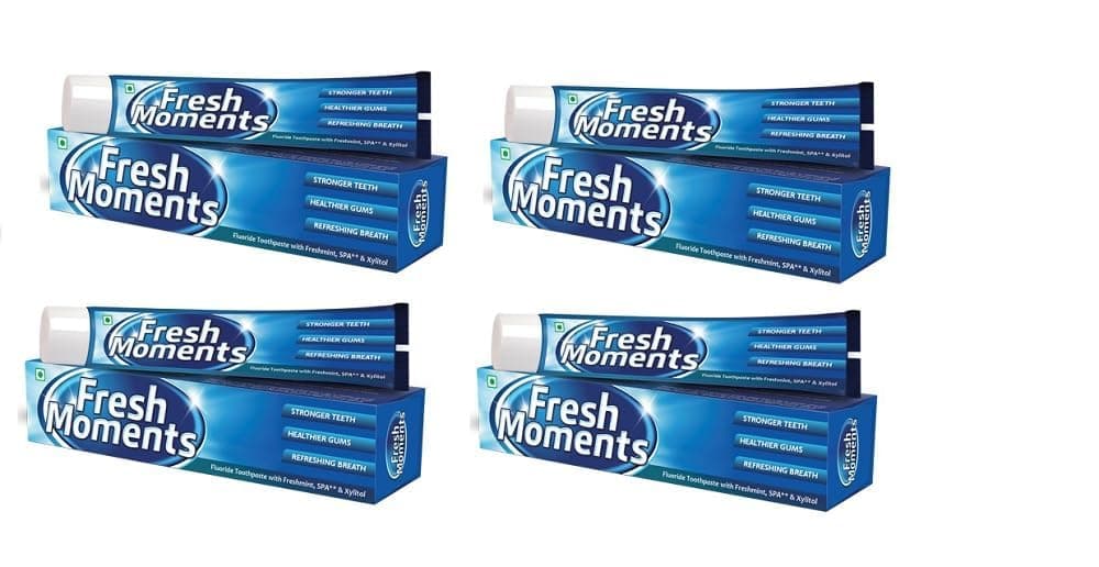 Fresh Moments Flouride Toothpaste-100g (Pack of 4)