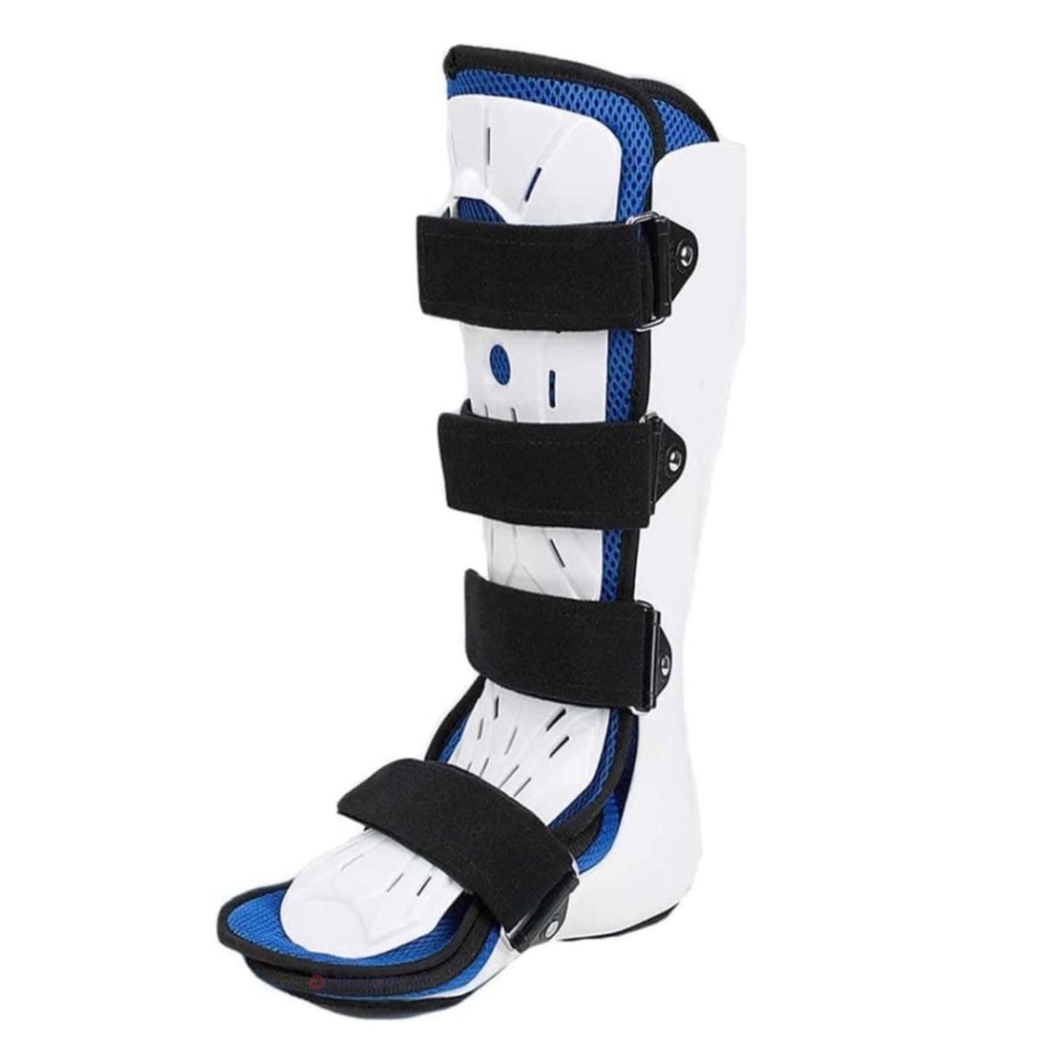 DIALDRCARE Fixation Fracture Ankle Foot Stabilizer Boot Protector Shoe Sprain Support (White)