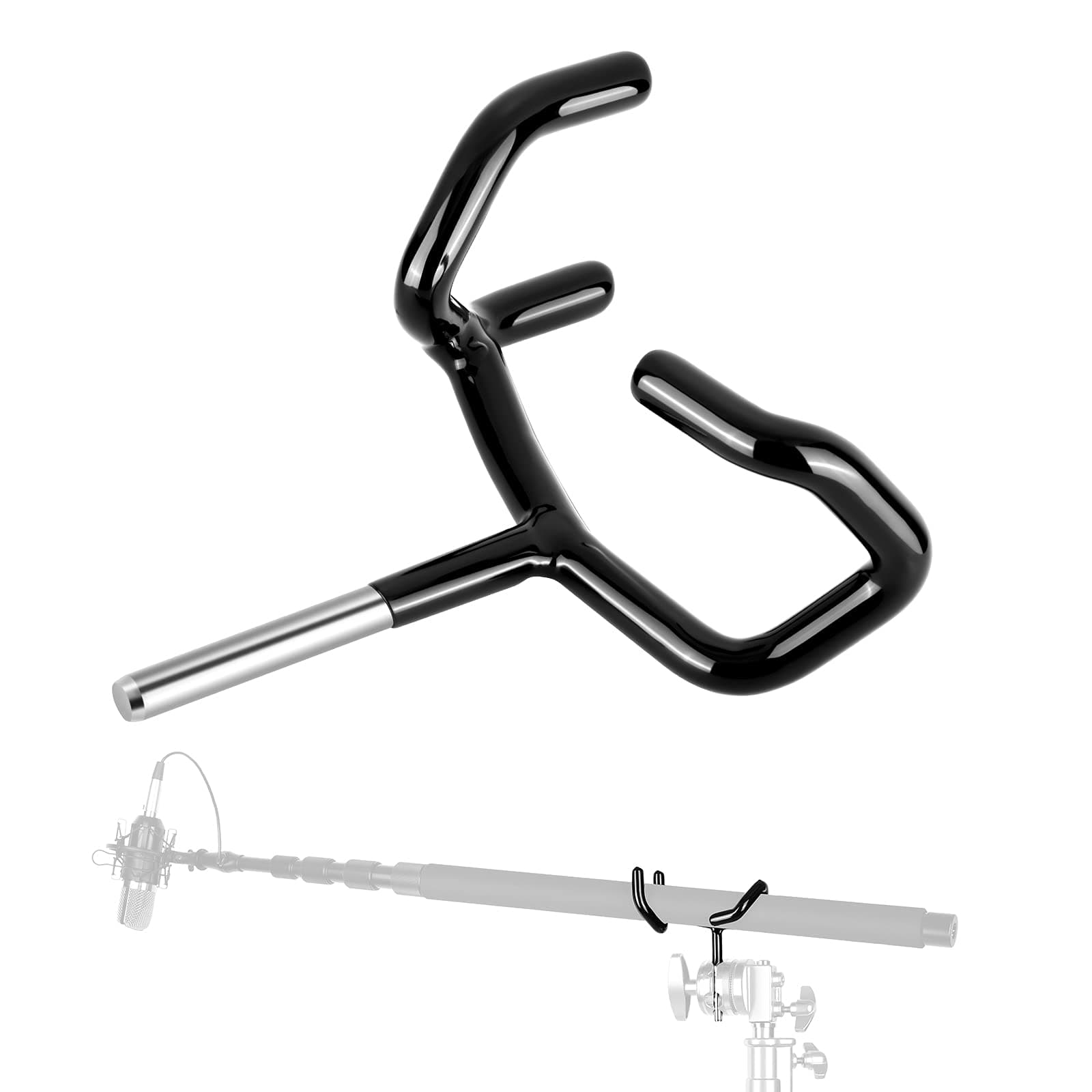 Neewer® Black Metal Microphone Boompole Support Holder