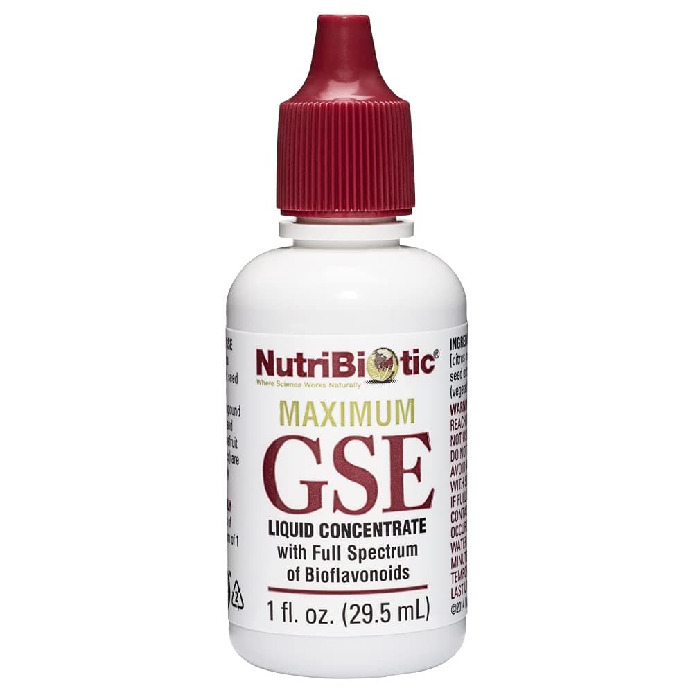 NutriBiotic Maximum Grapefruit Seed Extract Liquid (GSE), 1 oz