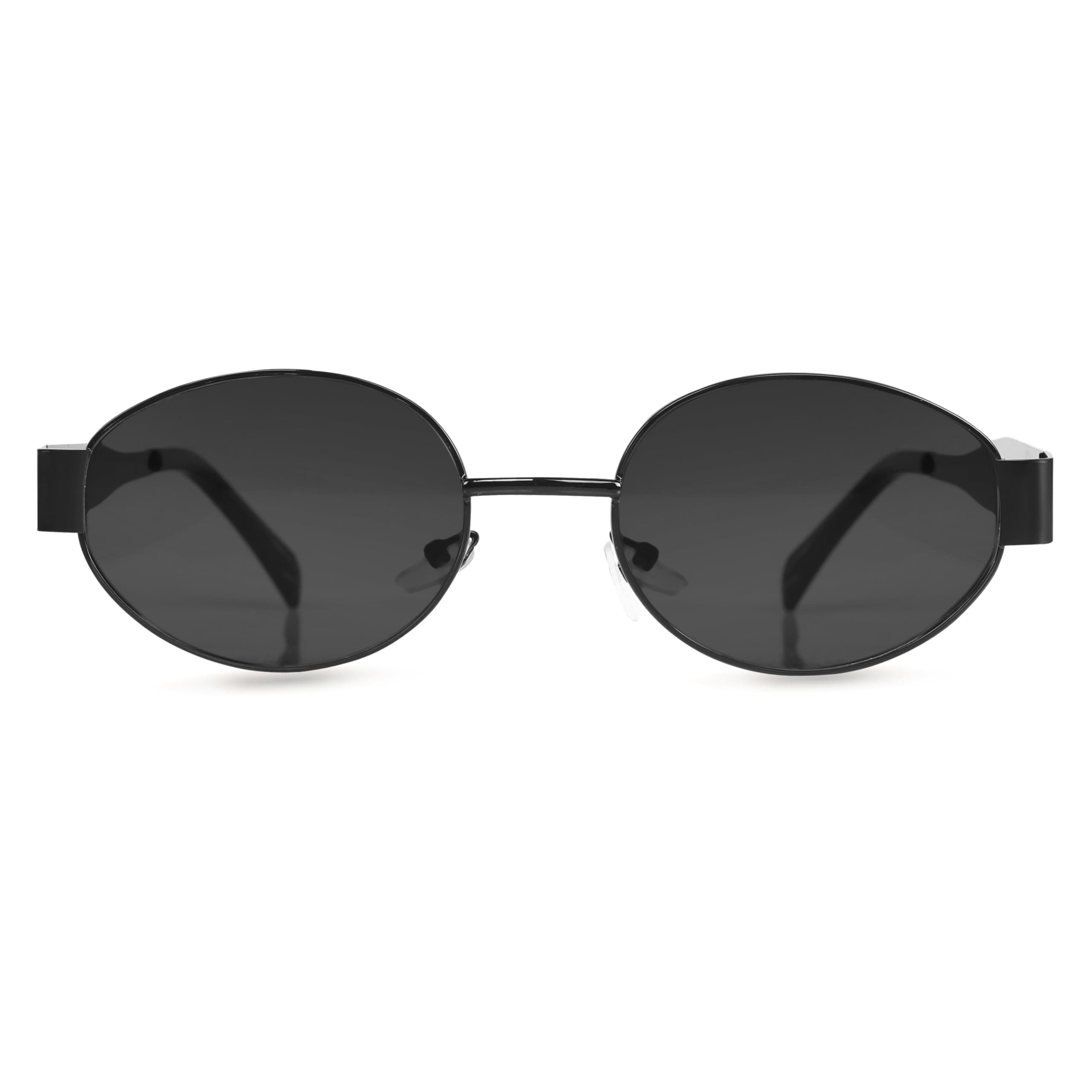 Royaltail Fashionable Retro Oval Sunglasses for Women & Men | Trendy, Stylish & Classic Unique Design | UV400 Protection & Durable Metal Frame