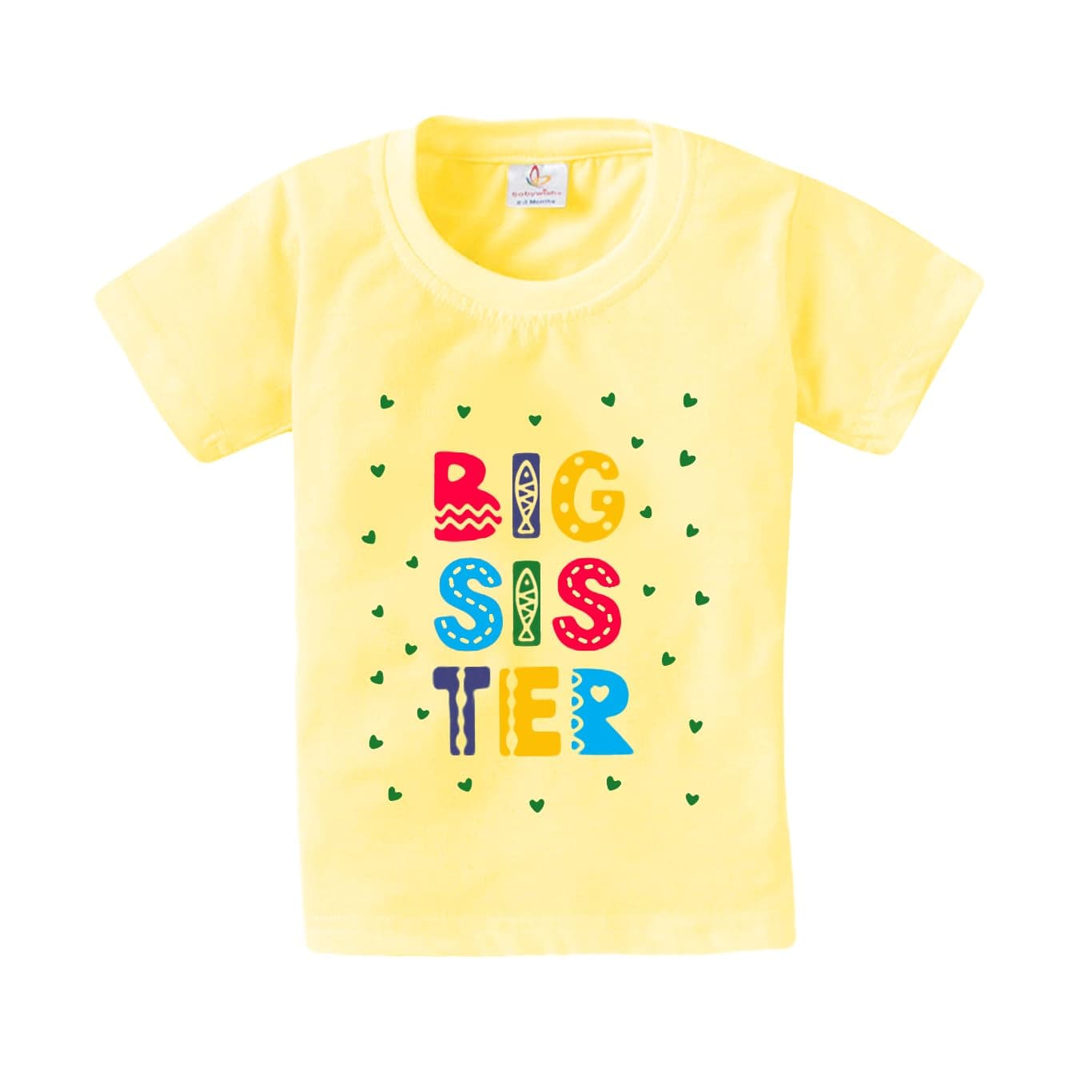baby wish rakshabandhan Tshirt for Kids for Boy’s and Girl’s T-Shirt Brother Sister Matching Dress Raksha bandhan Gift for Rakhi Tee Little Brother & Big Sister