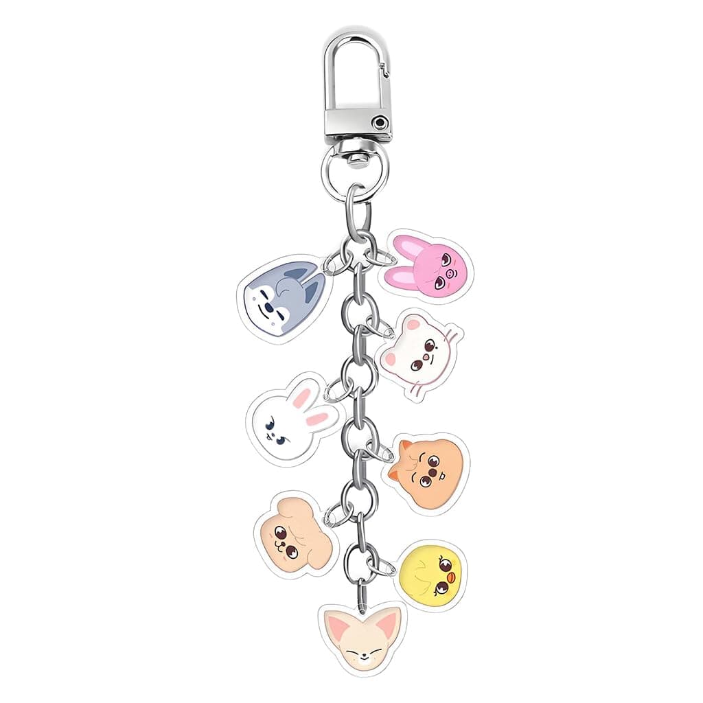 ZORBES® Acrylic Keychain, Cute Animal Double-Sided Pendant