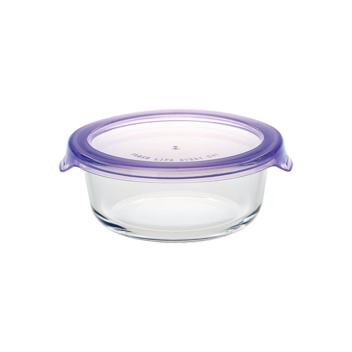 Alorno (Spain) 173-P8312 Glass Plastic Borosilicate Container With Lid - 600 ml, 1 Pieces, Transparent