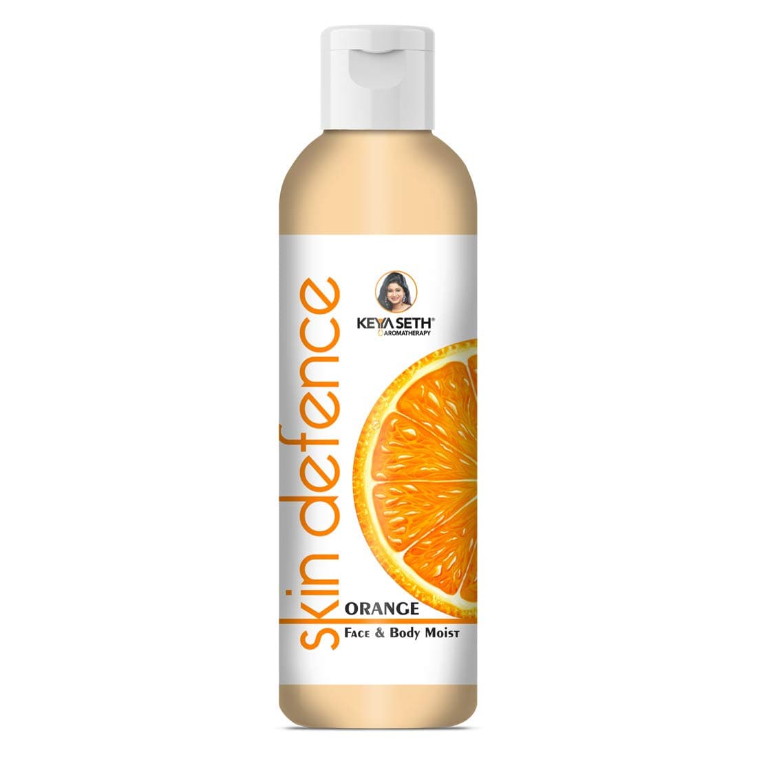 KEYA SETH AROMATHERAPY, DEVICE OF DROP Skin Defence Orange Face & Body Moisturizer Enriched with Orange Essential oil- Deep Nourishing, Ultralight, Non Sticky-No Mineral Oil, Parabens, Color & PG