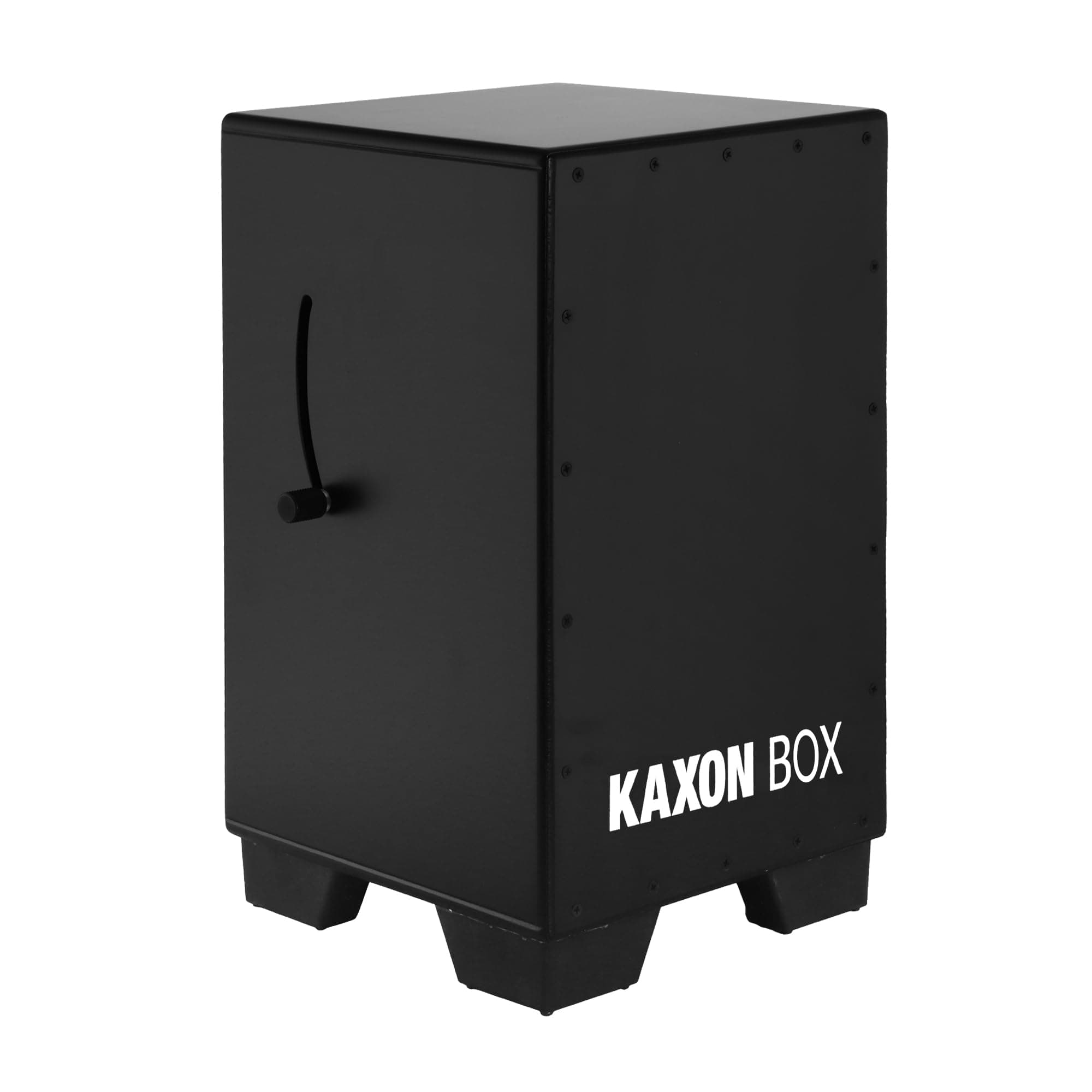 KAXON BOX Rounded corners jet black Adjustable Snare Cajon| Crafted |Heavy Duty cajon| Lilac wood (H:50 W:30 L:30) - 3 Internal Snares, Deep Bass tone
