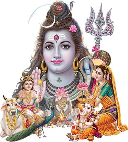 Rangoli Vinyl Religious Wall Sticker Multicolour Vinyl Medium Size 40cm or 50 cm Pack of 1 Sticker, Standard
