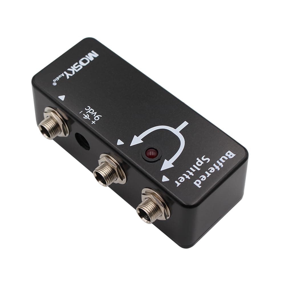 BUFFERED SPLITTER Guitar Effect Pedal Signal Buffer Splitter Dual Clean Buffer Output