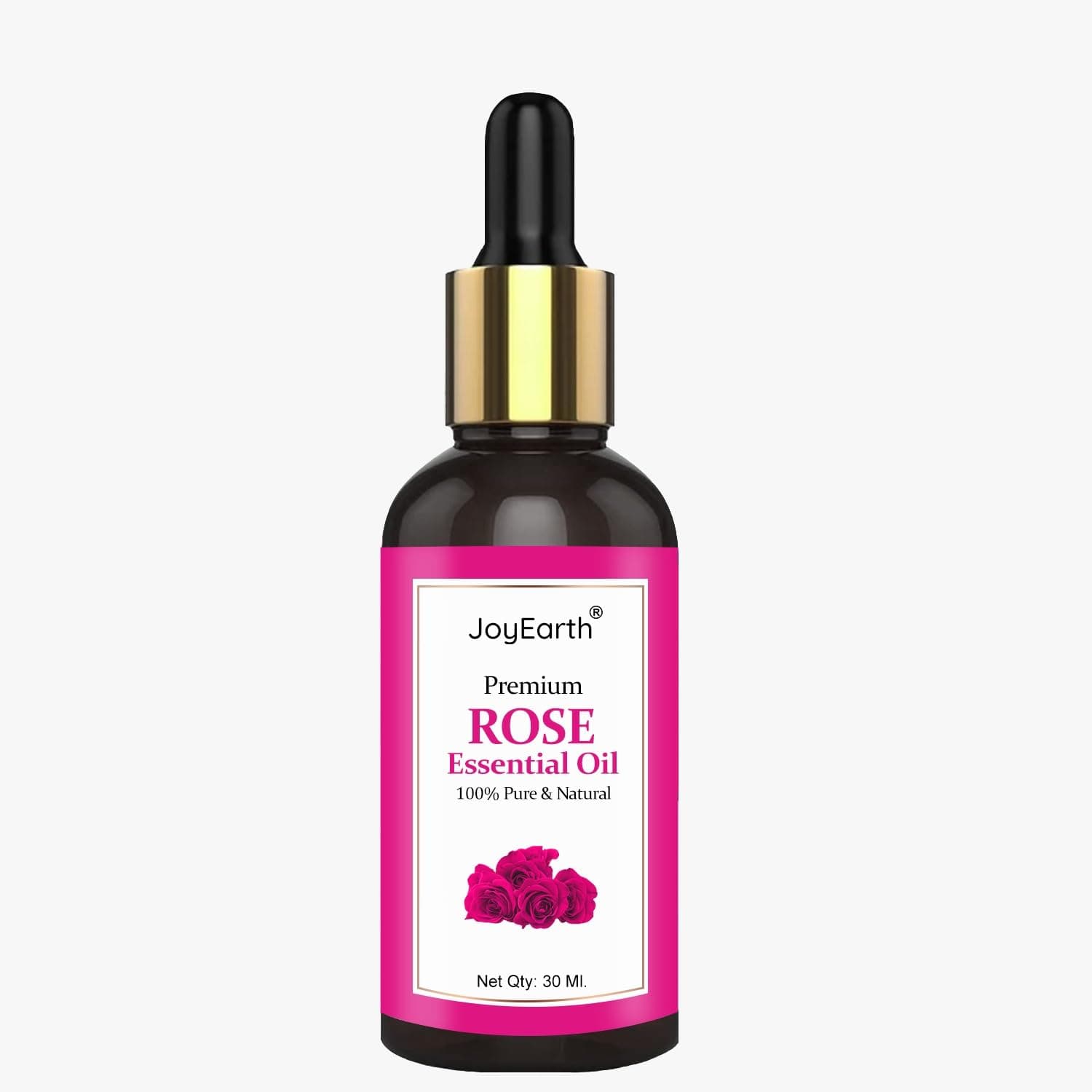 JOYEARTH Rose Essential Oil For Skin, Hair, Diffuser, Soap Making 30 ml